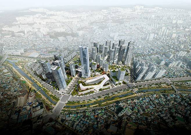 광주 전방·일신방직 부지 개발 조감도 [광주시 제공. 재판매 및 DB 금지]