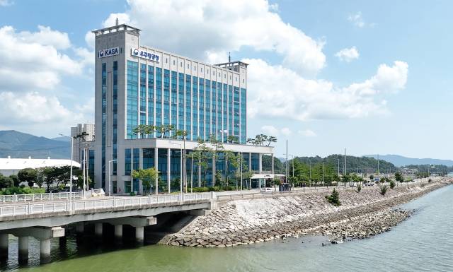 오는 27일 제1회 우주항공의 날 기념식이 열릴 예정인 사천시 사남면에 위치한 우주항공청 청사 전경./우주항공청/