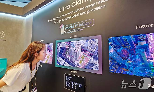 삼성디스플레이 160PPI 27형 UHD(삼성디스플레이 제공). ⓒ 뉴스1