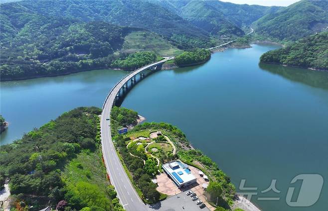 전남 9개 시·군에 생활용수와 농업용수를 공급하는 장흥댐.(장흥군 제공, 재배포 및 DB 금지) /뉴스1