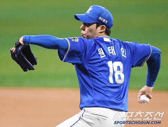 20일 서울 고척스카이돔에서 열린 삼성-키움전. 선발투수 원태인이 투구하고 있다. 고척=정재근 기자 cjg@sportschosun.com/2025.5.20/