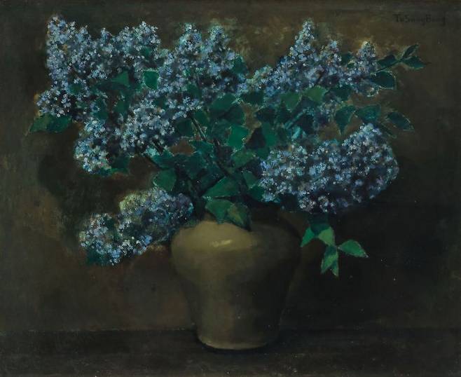 도상봉 '라일락'. 서울옥션