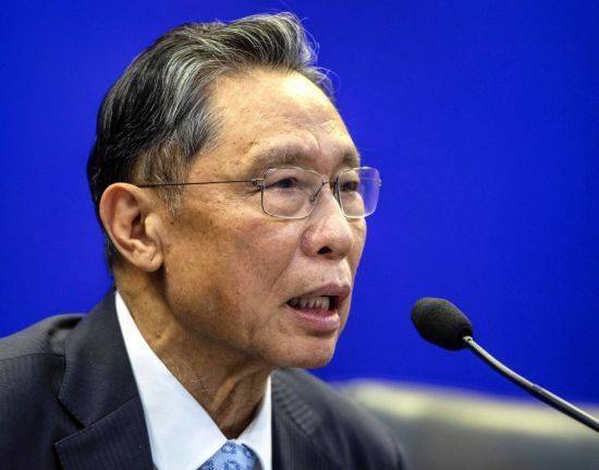 중난산 중국공정원 원사. EPA연합뉴스