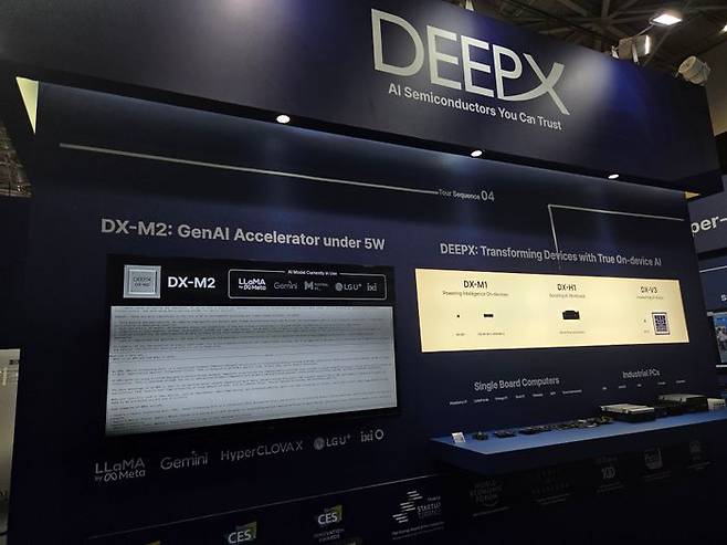 20일(현지시간) 대만 타이베이 난강전시장에서 컴퓨텍스 2025가 개막했다. 딥엑스 부스 전경.ⓒ임채현 기자