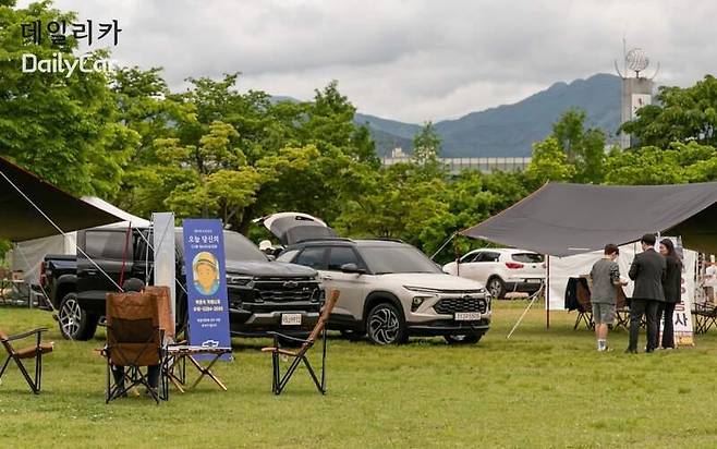 쉐보레, 코베아 캠핑 축제서 차량 특별 전시