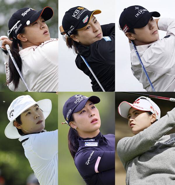 2025년 미국여자프로골프(LPGA) 투어 신설 대회인 '멕시코 리비에라 마야 오픈 앳 마야코바'에 출전할 예정인 김세영, 전인지, 박성현, 이소미, 윤이나, 최혜진 프로. 사진제공=ⓒAFPBBNews = News1