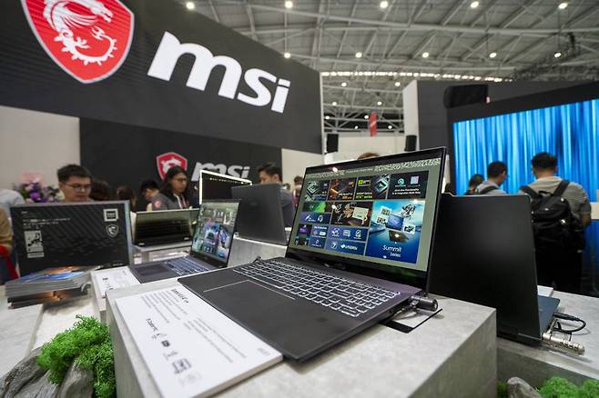 MSI는 대만 타이베이 난강전람관 1홀 4층의 M0504에 부스를 차렸다 / 출처=IT동아