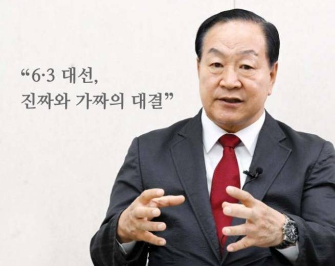 ▲ 한기호(춘천·철원·화천·양구을) 국민의힘 강원선거대책위원회 총괄선대위원장이 19일 강원도민일보 스튜디오에서 6·3 대선 직격인터뷰를 하고 있다.  김정호 기자