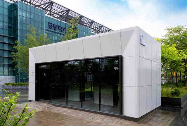 흡연부스 밀폐형 디자인. 서울시 제공