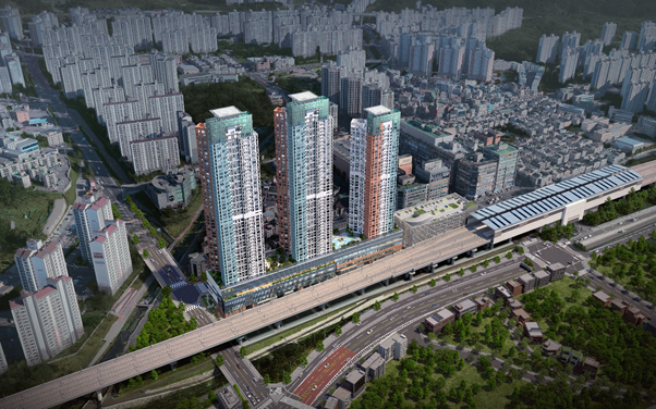 ‘두산위브더제니스 평내호평역 N49’ 조감도. [사진 출처 = 두산건설]