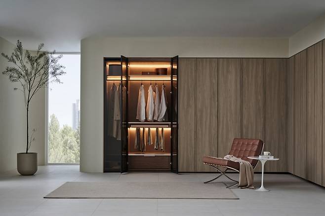 한샘 프리미엄 붙박이장 ‘시그니처’.(한샘 제공)