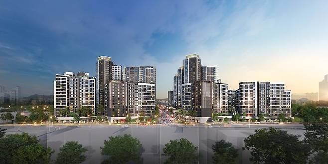 [서울=뉴시스] 현대건설이 조성하는 서울 은평구 '힐스테이트 메디알레' 석경 투시도. 2025.05.20. (자료=현대건설 제공) photo@newsis.com  *재판매 및 DB 금지