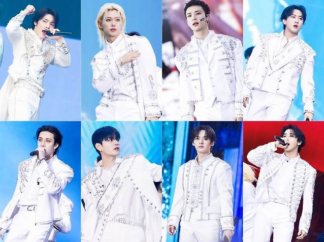 [서울=뉴시스] 그룹 ' 스트레이 키즈'가 지난 10~11일과 17~18일 일본 시즈오카 스타디움 에코파에서 월드투어 '도미네이트'(dominATE) 일환 4회 단독 콘서트를 개최했다. (사진=JYP엔터테인먼트 제공) 2025.05.20 photo@newsis.com *재판매 및 DB 금지