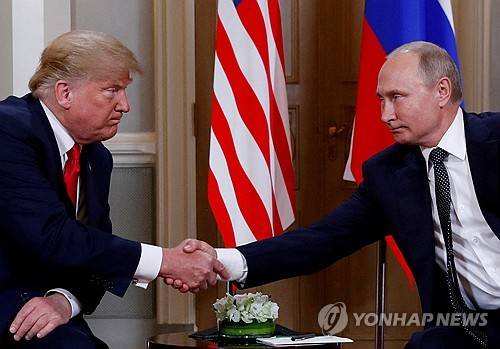 푸틴 대통령과 트럼프 대통령 [로이터 연합뉴스 자료사진. 재판매 및 DB 금지]