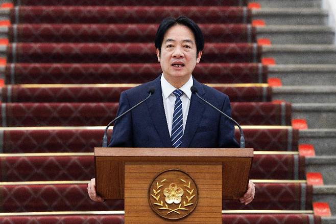 라이칭더 대만 총통. 연합뉴스