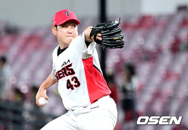 [OSEN=최규한 기자] KIA 김건국. 2025.04.16 / dreamer@osen.co.kr