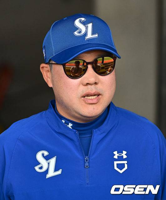 삼성 라이온즈 박진만 감독. /OSEN DB