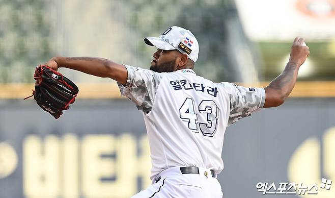 지난 18일 KBO리그 키움 히어로즈와 계약이 최종 확정된 도미니카공화국 출신 투수 라울 알칸타라. 사진 엑스포츠뉴스 DB