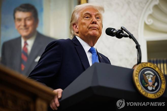 트럼프 미국 대통령 [워싱턴 EPA=연합뉴스 재판매 및 DB금지]