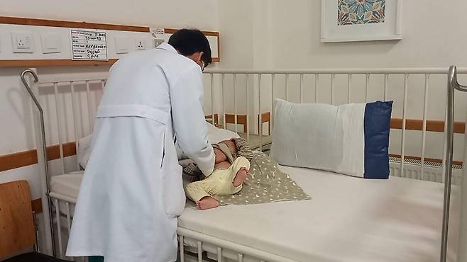 아프간 북서부 헤라트주 병원 [아무TV 캡처. 재판매 및 DB 금지]