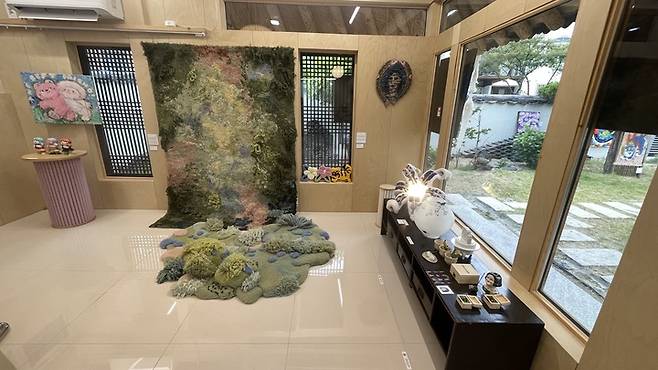 빌라 오아시스 전시장 모습.