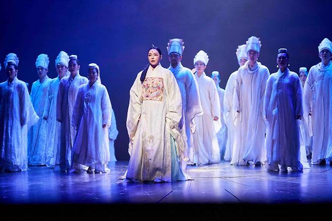 뮤지컬 ‘명성황후’의 한 장면.(사진=에이콤)