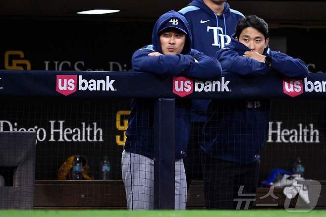 김하성은 6월 메이저리그 복귀를 목표로 재활 일정을 소화하고 있다. ⓒ AFP=뉴스1