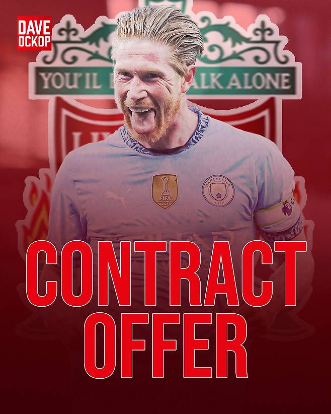 [스포츠조선 강우진 기자]맨체스터 시티가 살아있는 전설 케빈 더브라위너의 10년 헌신을 기념하는 동상을 세운다.

맨체스터 시티는 21일(한국시각) 공식 창구를 통해 '더브라위너의 헌신을 기념하기 위해, 그의 화려한 커리어를 상징하는 특별 동상을 제작할 예정'이라고 밝혔다.

이 소식은 2024~2025시즌 잉글랜드 프리미어리그(EPL)의 마지막 홈경기였던 본머스전 종료 직후 공식 발표됐다. 이 경기는 더브라위너가 맨시티 홈구장에서 치른 마지막 경기였다. 사진=SNS