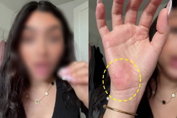 영국 인플루언서가 '어깨빵' 피해 경험을 털어놨다./틱톡