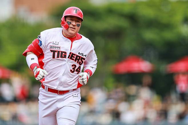 기아 타이거즈의 최형우. 기아 타이거즈 제공