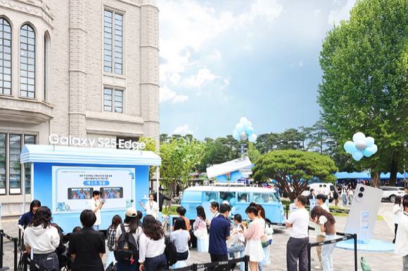 서울 성북구 고려대학교 서울캠퍼스에 오픈한 '갤럭시 캠퍼스 스튜디오'  [사진=삼성전자]