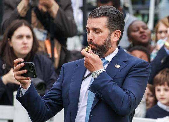 도널드 트럼프 미국 대통령의 장남 도널드 트럼프 주니어 [사진=AFP/연합뉴스]