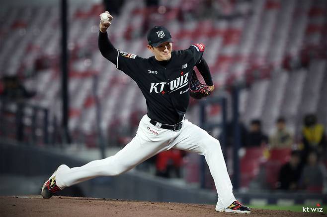 [서울=뉴시스] 프로야구 KT 위즈의 고영표. (사진 = KT 위즈 제공) *재판매 및 DB 금지