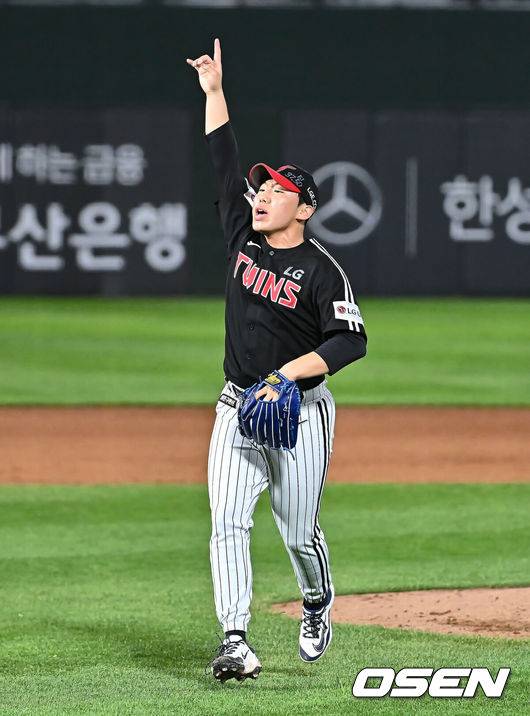 [OSEN=부산, 이석우 기자] LG 트윈스 박명근 006 2025.05.20 / foto0307@osen.co.kr