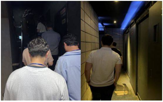 ▲대전경찰청, 대전소방본부, 서구청이 함께 유흥가를 중심으로 마약류 범죄 확산을 차단하기 위한 합동단속을 실시했다. ⓒ대전경찰청