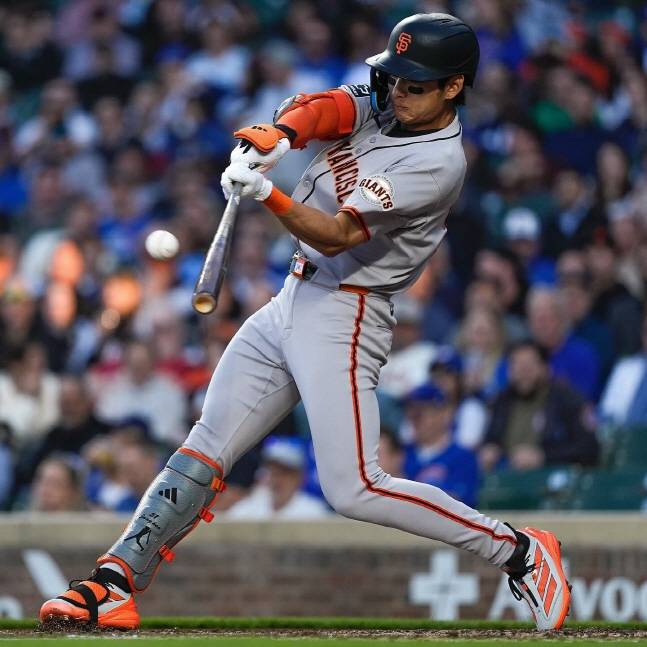 이정후의 타격 장면. /사진=샌프란시스코 자이언츠 공식 SNS