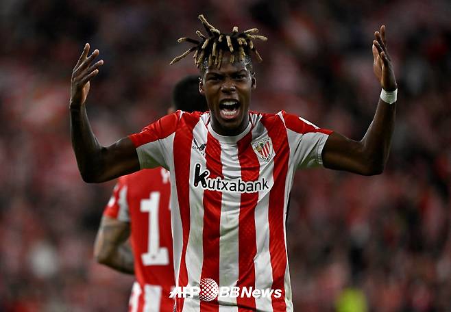 레알 마드리드 관심을 받고 있는 아틀레틱 클루브 공격수 니코 윌리엄스. /AFPBBNews=뉴스1