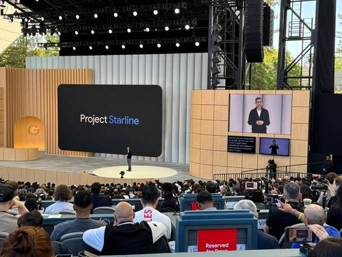 구글 연례 개발자 콘퍼런스 [마운틴뷰(미 캘리포니아주)=연합뉴스]