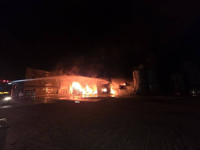 화재 현장 [경기도소방재난본부 제공. 재판매 및 DB 금지]