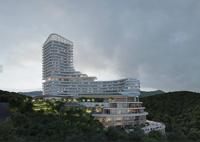 영덕 삼사유원지 숙박시설 조감도(안) [경북도 제공. 재판매 및 DB 금지]