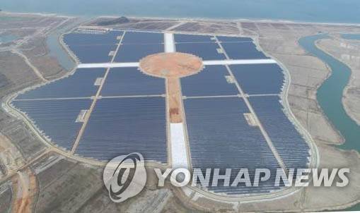 국내 최대 발전용량…솔라시도 태양광단지 상업운전 시작 [남부발전 제공. 재판매 및 DB 금지] photo@yna.co.kr