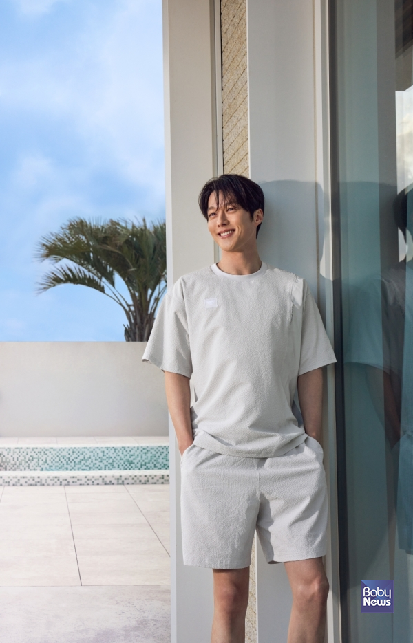 다이나핏 '루카(LUCCA) 2.0' 셋업 착용한 다이나핏 전속 모델 배우 장기용.&nbsp;ⓒ다이나핏