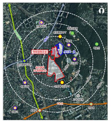 성신여대 위치도 (자료=서울시)