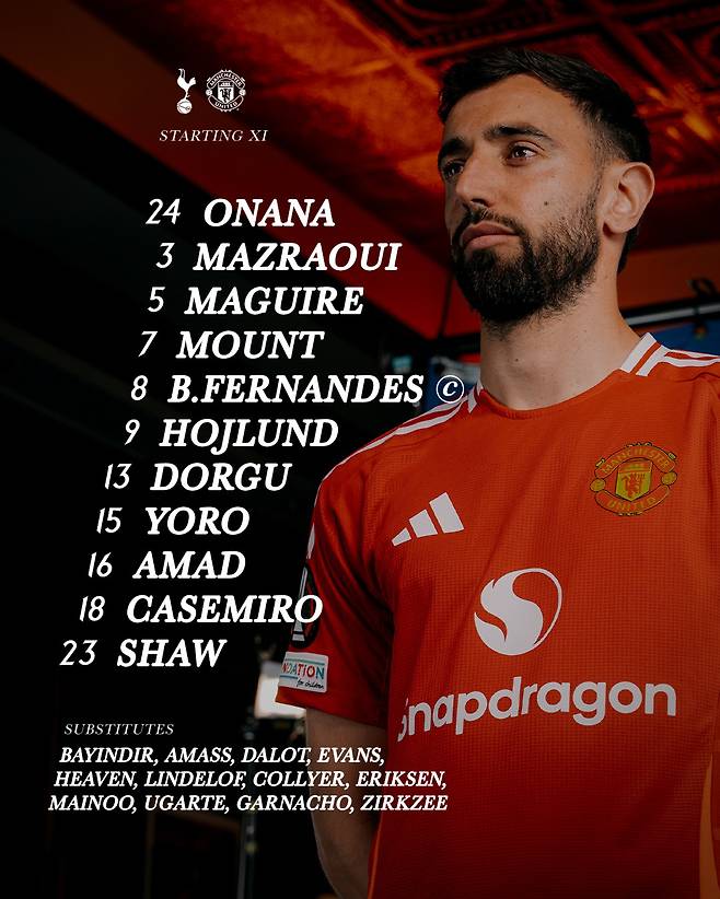 사진=맨유 SNS 캡처