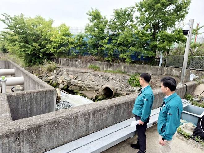 진해구, 우수기 대비 배수펌프장 시설물 점검 완료.
