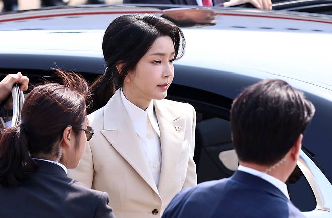 윤석열 대통령의 배우자 김건희 여사/뉴스1