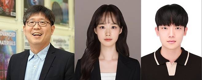 왼쪽부터 노준석 교수, 박채리·전영선 통합과정생