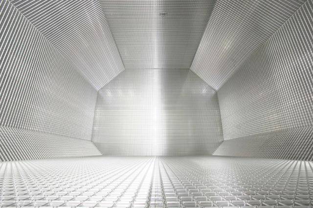 HD현대중공업 액화천연가스(LNG) 운반선의 멤브레인 LNG 저장탱크 내부 모습. HD현대중공업 제공