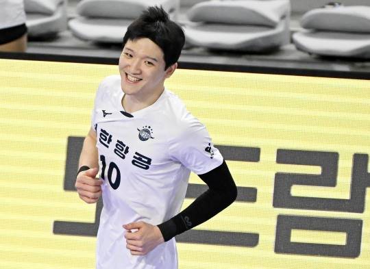 대한항공의 공격수 정지석. 사진[연합뉴스]