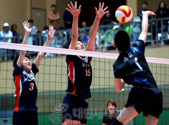 지난해 열린 전국소년체전의 배구 경기 장면. 대한체육회 제공